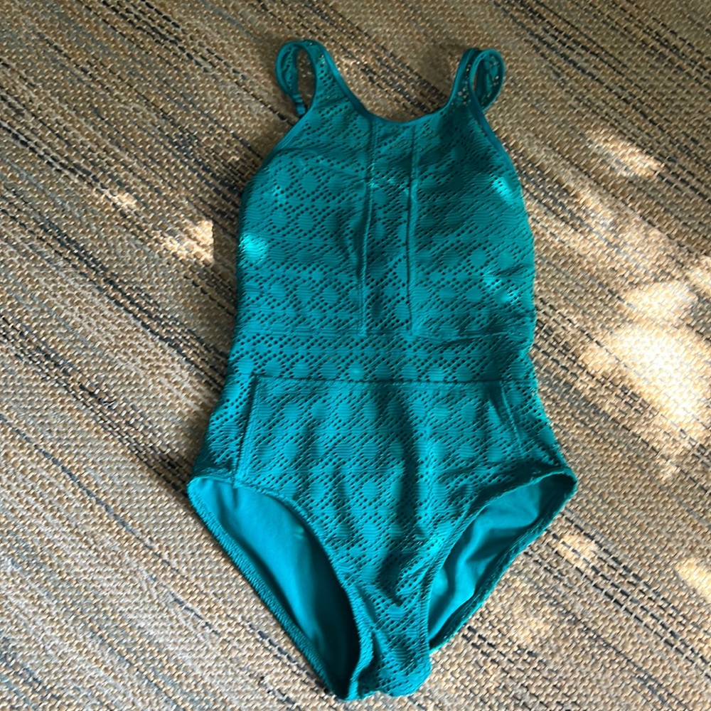 BCA by Rebecca Virtue Heirloom Hi-Neck One Piece